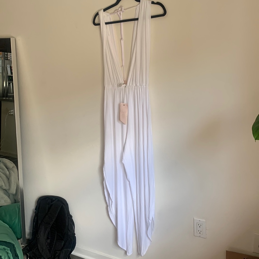 NWT - White resort jumpsuit
